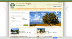 Desktop Screenshot of casasruralesburgos.com
